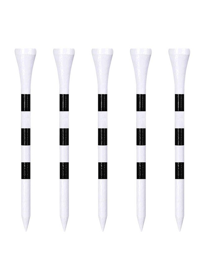 Zivisk Wooden Golf Tees 2-3/4" 100 Count 70mm White - Image 1