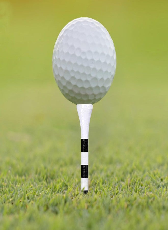 Zivisk Wooden Golf Tees 2-3/4" 100 Count 70mm White - Image 3
