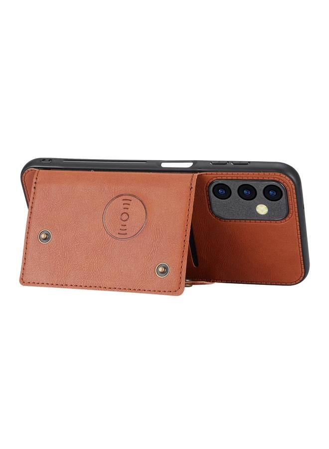 S-TOP Case For Samsung Galaxy A55 5G Double Buckle Card Slots Magnetic Phone Case - Image 3