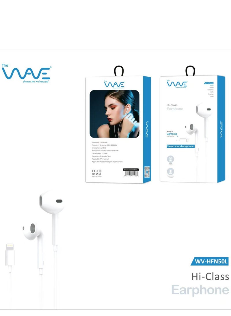 Wave - EarPods With Lightning Connector for Iphones - Image 1