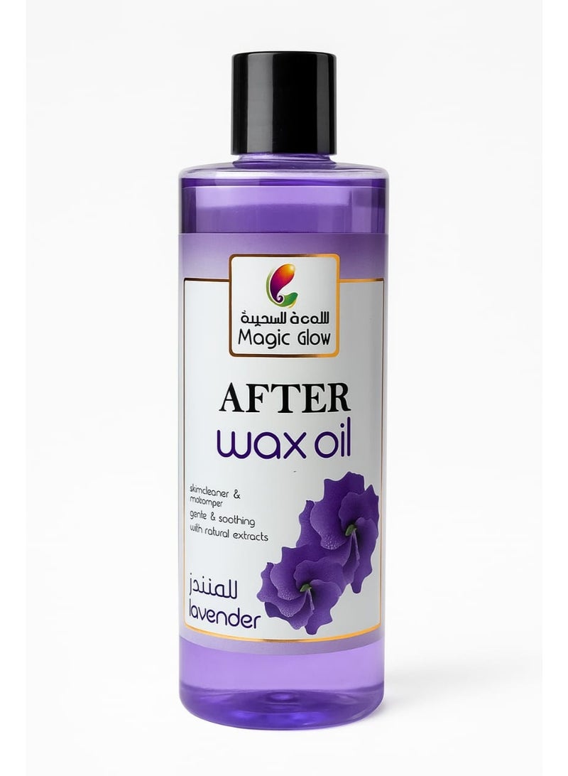 Magic Glow After Wax Oil Natural Extract Lavender 500ml - Image 1