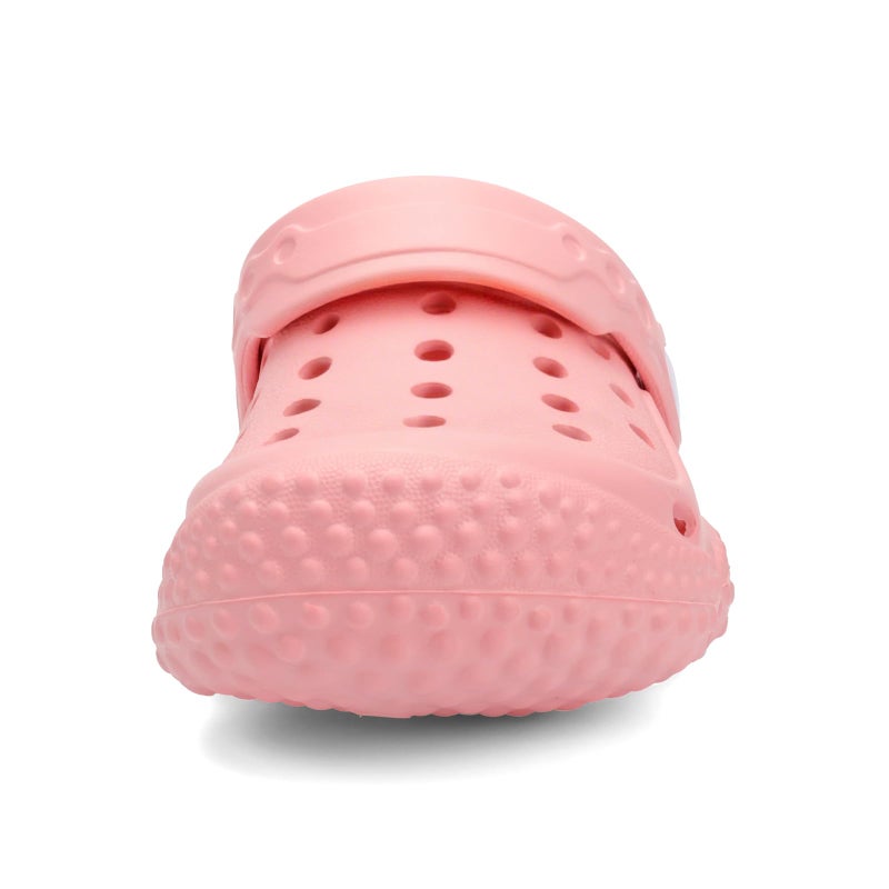INMINPIN Baby Clogs Garden Shoes Newborn Infant Lightweight Breathable Beach Pool Sandals Non-Slip Baby Boys Girls Water Shower Summer Shoes Splay Naturally, Pink, 12-15 Months Infant - Image 3