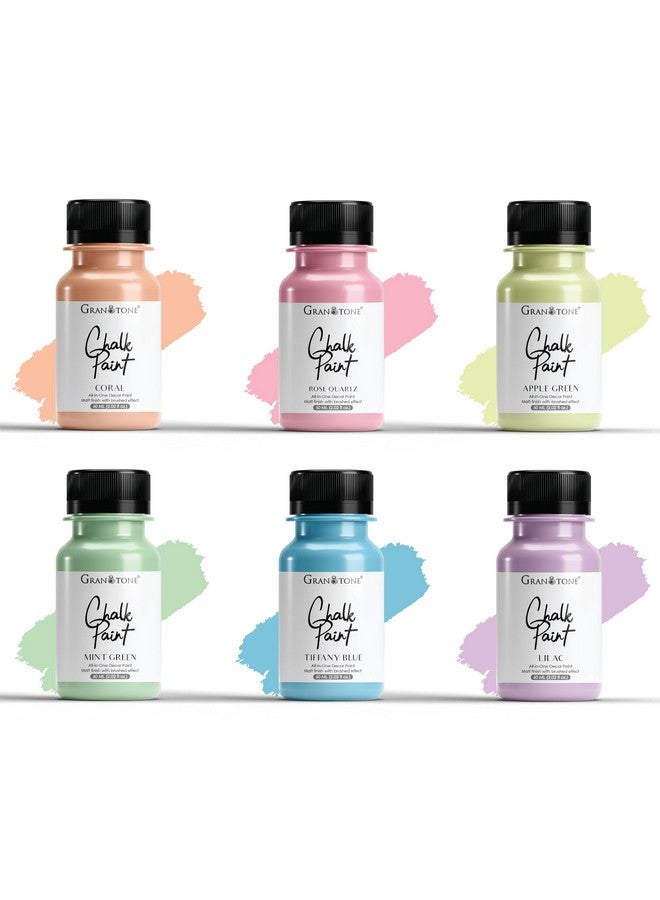 Granotone طلاء طباشير GRANOTONE للأثاث والديكور المنزلي والحرف اليدوية الصديقة للبيئة، متعدد الألوان، لا يحتاج إلى شمع - Image 1