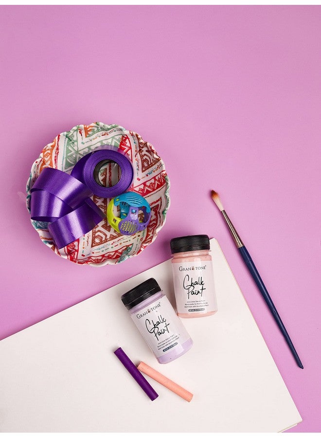 Granotone طلاء طباشير GRANOTONE للأثاث والديكور المنزلي والحرف اليدوية الصديقة للبيئة، متعدد الألوان، لا يحتاج إلى شمع - Image 5