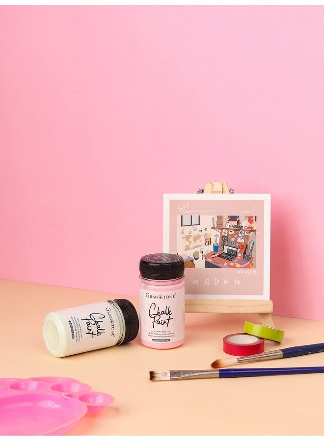 Granotone طلاء طباشير GRANOTONE للأثاث والديكور المنزلي والحرف اليدوية الصديقة للبيئة، متعدد الألوان، لا يحتاج إلى شمع - Image 3