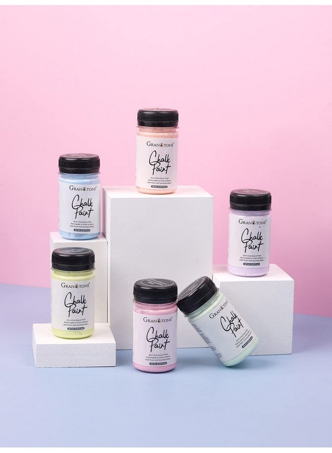 Granotone طلاء طباشير GRANOTONE للأثاث والديكور المنزلي والحرف اليدوية الصديقة للبيئة، متعدد الألوان، لا يحتاج إلى شمع - Image 2