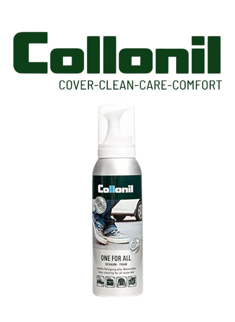 Collonil - Collonil Carbon Lab One For All Foam Shoe Cleaning and Sponge Set – 125ml – For All Materials - Image 1