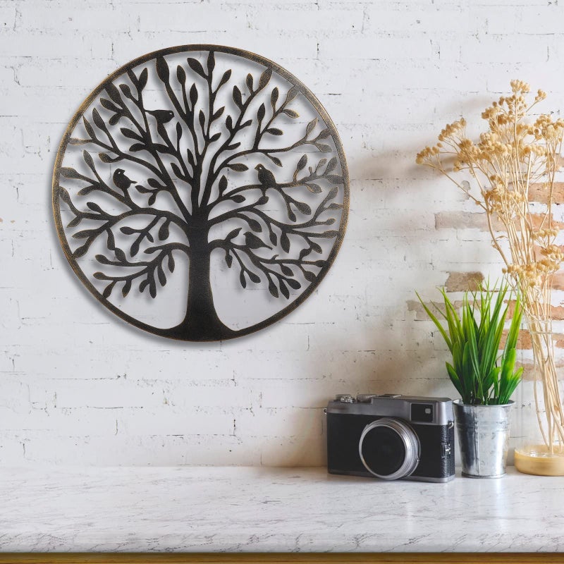Bdor 20-Inch Tree of life wall art, Metal wall art decor, steel roots decor Perfect for Birthdays, Weddings, Anniversaries, Housewarming Gifts for Indoor Outdoor Metal Wall Decor (Classic Style) - Image 1