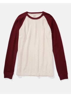 American Eagle AE Long-Sleeve Raglan Thermal T-Shirt  - Image 4