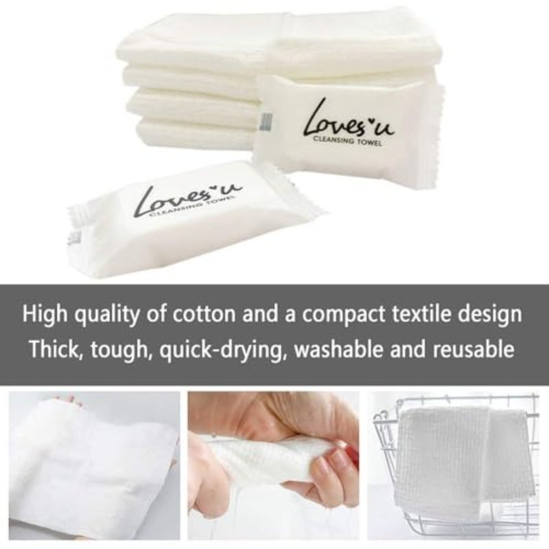 Compressed Towel Tablets - Disposable, Portable, and Reusable Towels for Outdoor Travel, Camping, Hiking, Sports, Hotels, Beauty Salons - Soft, Durable, and Quick-Drying - Image 3