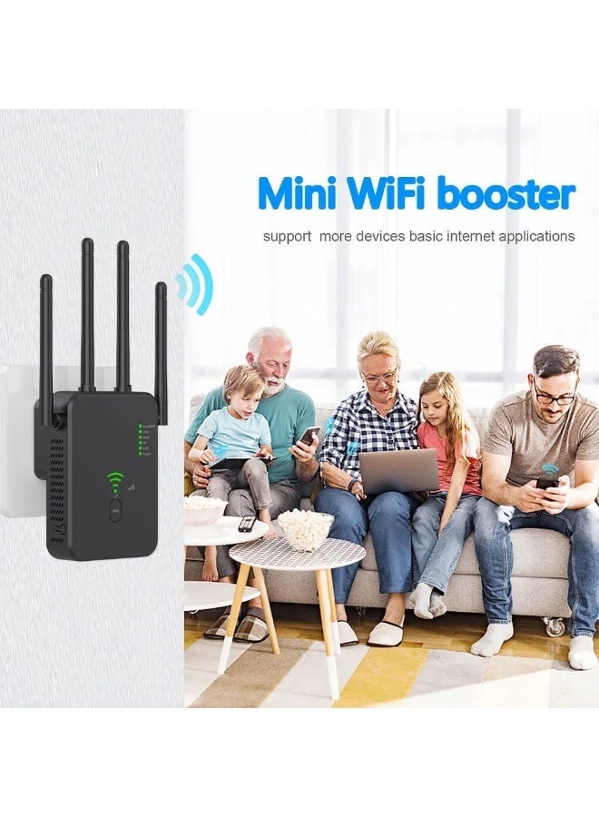 كلوزيلي موسع واي فاي، مكرر إشارة واي فاي، 300 ميجابت في الثانية، موسع واي فاي ثنائي النطاق 5G/2.4G، موسع نطاق واي فاي AC100-240، موسع النطاق العريض/واي فاي، إعداد بلمسة واحدة، التوصيل والتشغيل - Image 3