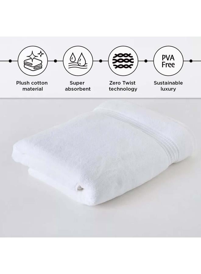Home Box Cloud Soft Serene Zero Twist Bath Sheet - 90x150 cm  - Image 4