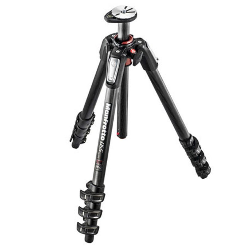 Manfrotto 055 4Section Carbon Fiber Tripod with Horizontal Column
