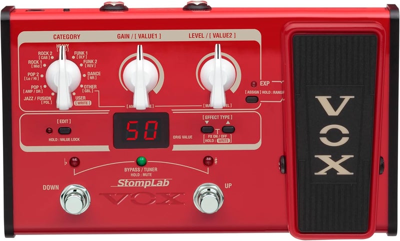 VOX - SL2B 2B Multi Effect FX Bass Stomp Lab Pedal - Image 1