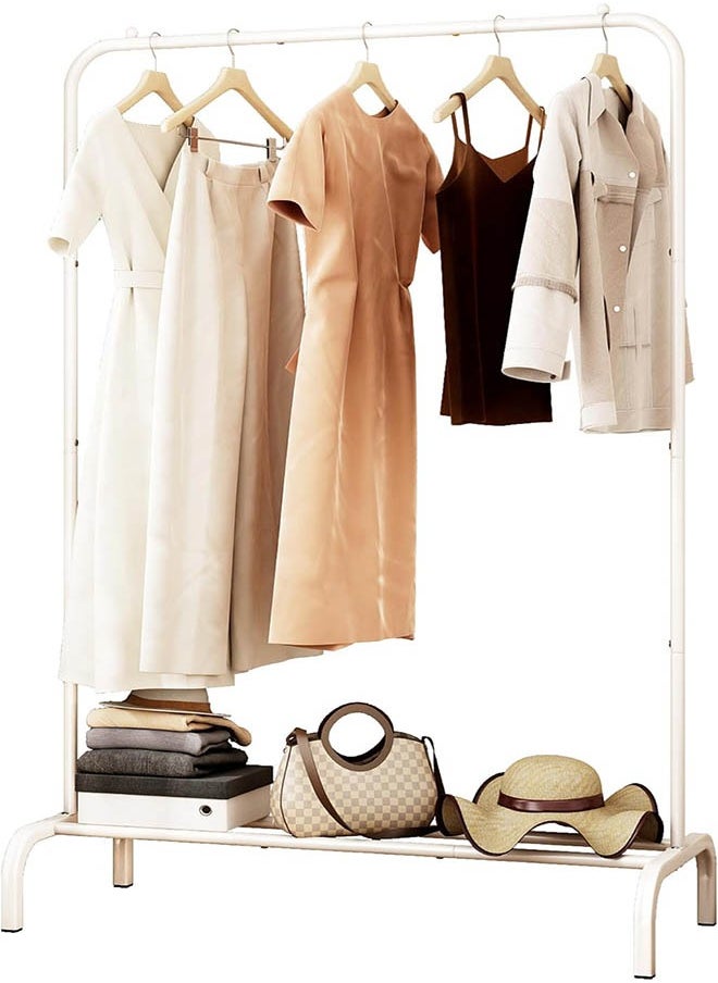 FUN MOMENT - Clothes hanger and large storage capacity organizer (White) - Image 1