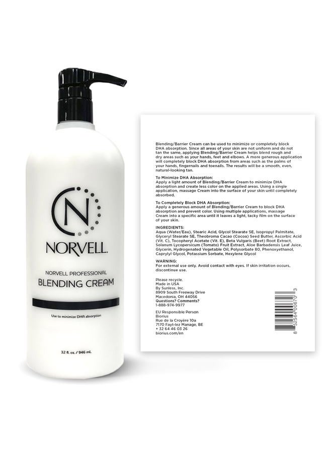 norvell Pro Blending/DHA Barrier Cream, 32 fl.oz. - Image 2