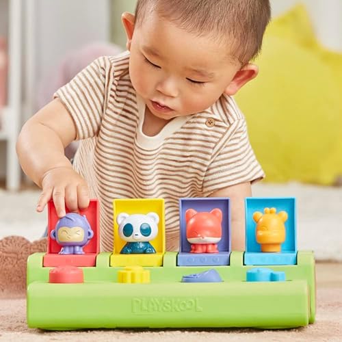 Playskool Busy Poppin’ Pals Pop-up Activity Toy for Babies and Toddlers Ages 9 Months+ (Amazon Exclusive) - Image 3