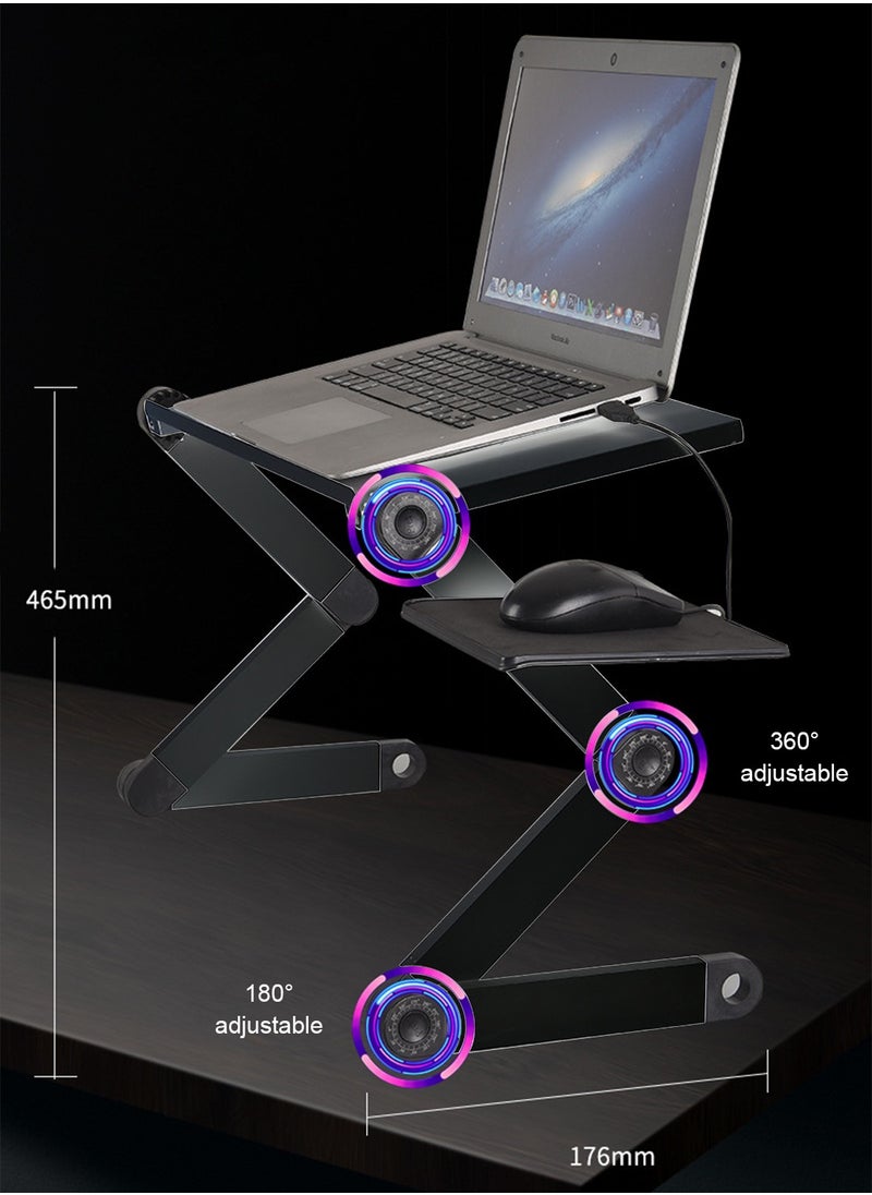 Kidle Laptop stand,Standing desk,Laptop Desk, lapsdesk ,Adjustable Laptop Stand For Bed and Sofa,Laptop Cooling Stand Lap Desk Tray for Bed Couch , Ergonomic Lap Desk TV Bed Tray Standing Table  - Image 3