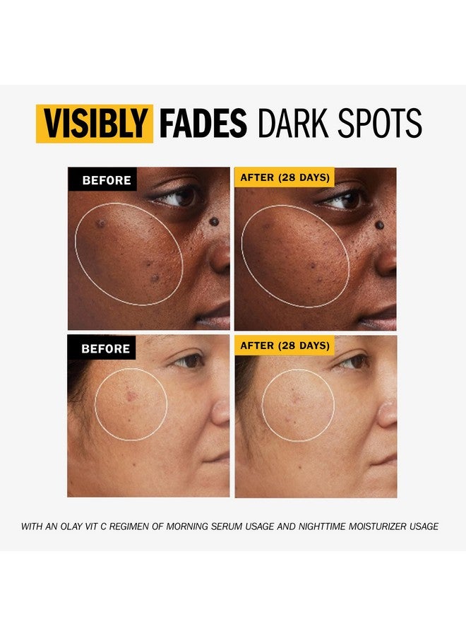 Olay Bright & Even Vitamin C With Lactic Acid Face Moisturizer, 2 Oz Lightweight Brightening Face Cream For Uneven Skin Tone, Recyclable Eco Jar Packaging, Value Size - Image 3