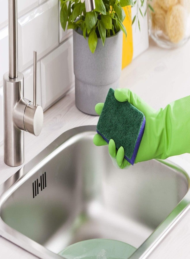 YORK Scouring Sponge Non-Abrasive Cleaning Scouring Heavy-Duty Scrub,Scratch Proof Utensil Scrubber Pads for Pots, Pans & Non-Stick Cookware,Ideal for Kitchen use-5 Piece - Image 5