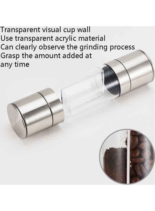 NIBEMINENT Double Head Pepper Mill Multicolour 24x6x6cm - Image 5