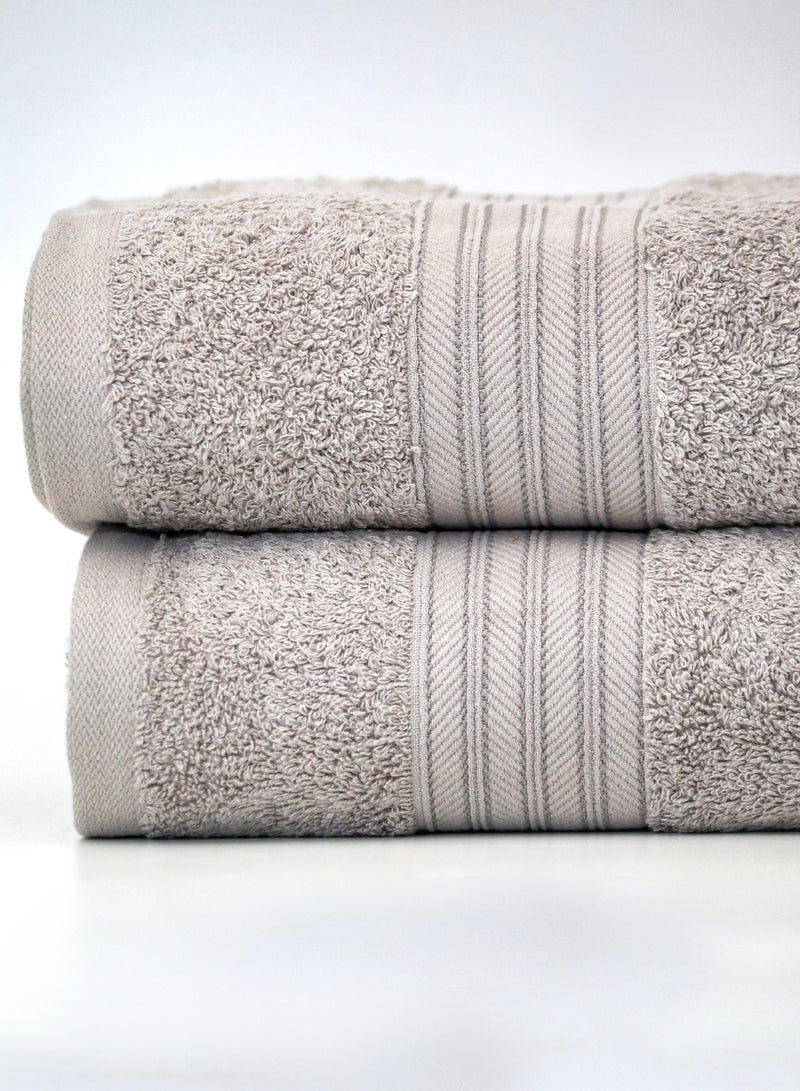 Baltic Linen 100% Cotton Ultra Soft Bath Towel Set, 70x140 cm, Super Absorbent, Quick Dry And Antibacterial Treatment, 500 GSM Terry  - Image 3
