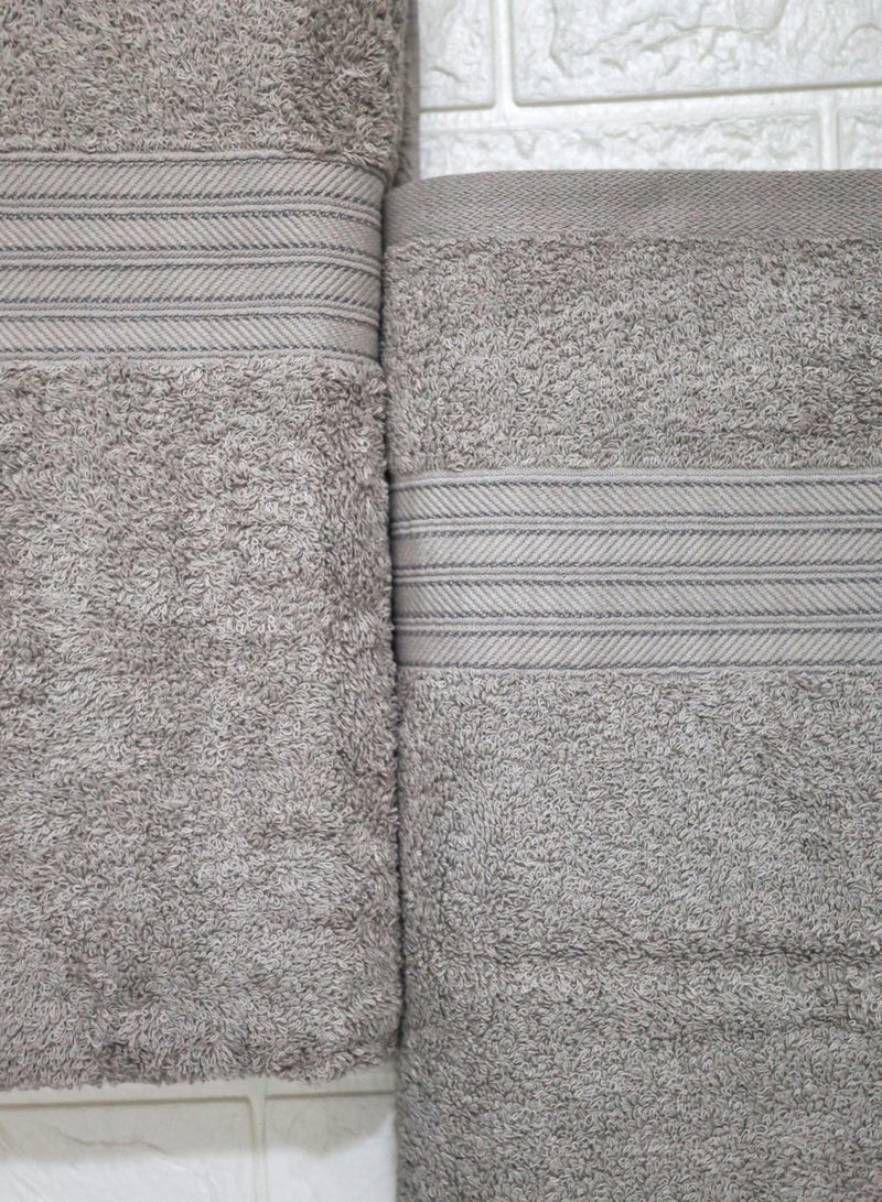 Baltic Linen 100% Cotton Ultra Soft Bath Towel Set, 70x140 cm, Super Absorbent, Quick Dry And Antibacterial Treatment, 500 GSM Terry  - Image 5