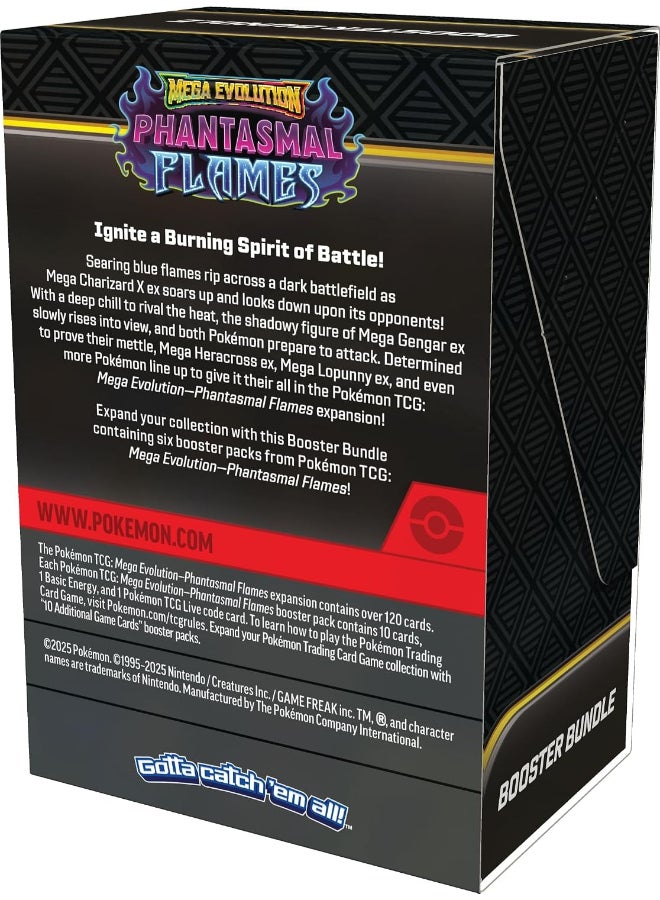Pokemon Pokémon TCG Mega Evolution—Phantasmal Flames Booster Bundle, 6 Booster Packs, 60 Trading Cards, Collectible Card Game Expansion - Image 4