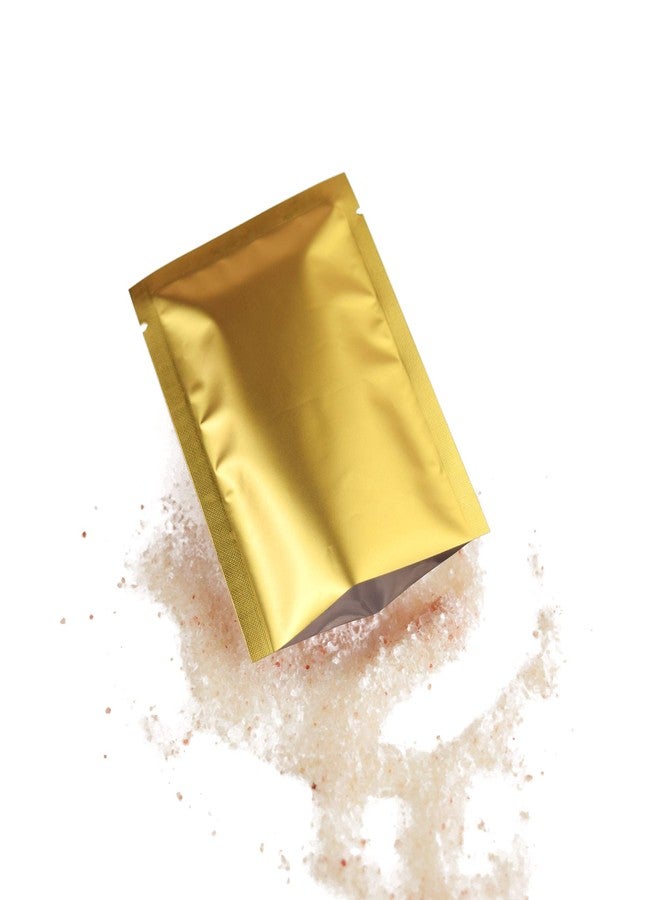 QQ Studio 200 PCS Metallic Mylar Foil Open Top Sealable Bags (7x10cm (2.7x3.9"), Gold) - Image 3
