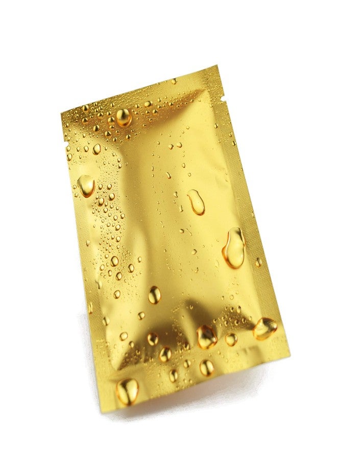 QQ Studio 200 PCS Metallic Mylar Foil Open Top Sealable Bags (7x10cm (2.7x3.9"), Gold) - Image 5