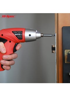 Hi-Spec Hi-Spec 27pc 3.6V Red Small Power Electric Screwdriver Set. Cordless & Rechargeable with Driver Bit Set  - Image 5