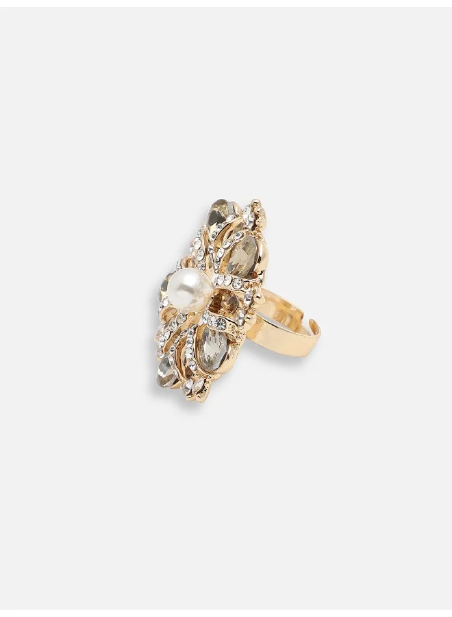 SOHI Party Artificial Cocktail Ring Jewellery