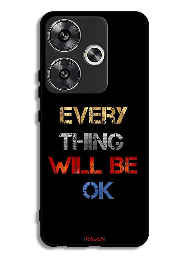 Tolwak Xiaomi Poco F6 5G Protective Case Cover Everything Will Be Ok - Image 1