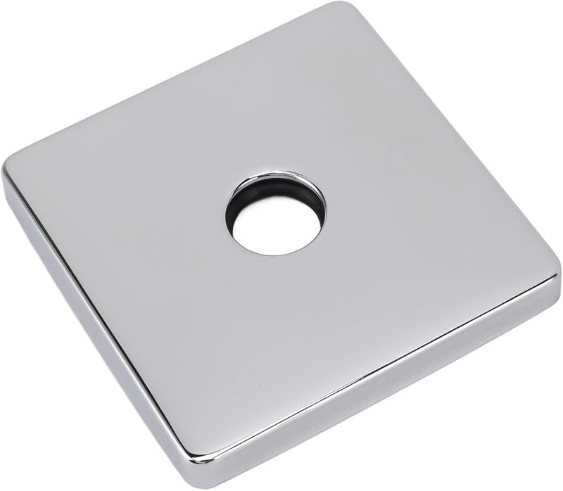 Dpofirs Universal Fit Square Shower Arm Flange Plate | Extra Large 304 Stainless Steel Escutcheon for Bathroom (304 stainless steel) - Image 4