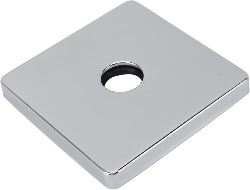 Dpofirs Universal Fit Square Shower Arm Flange Plate | Extra Large 304 Stainless Steel Escutcheon for Bathroom (304 stainless steel) - Image 1