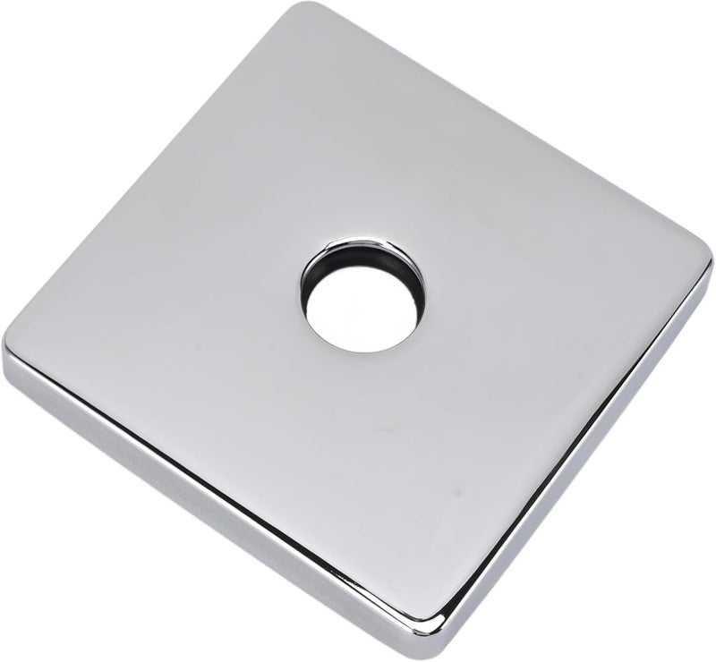Dpofirs Universal Fit Square Shower Arm Flange Plate | Extra Large 304 Stainless Steel Escutcheon for Bathroom (304 stainless steel) - Image 2