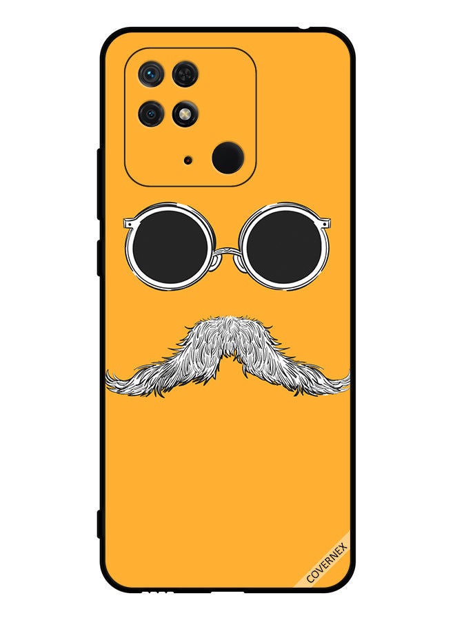 Covernex Protective Case Cover For Xiaomi Redmi 10C Baba Mustaches - Image 1