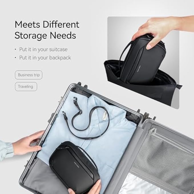 MARK RYDEN UNIVERSAL TRAVEL CABLE ORGANISER BAG, WATER RESISTANT EDC ACCESSORIES CABLE BAG, ELECTRONIC BAG FOR PAD FOR PAD, MOBILE PHONE POWER SUPPLY, CHARGING PLUG - Image 3