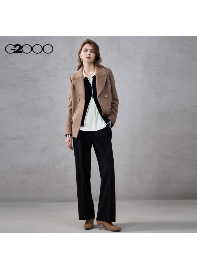 G2000 Satin Fabric With Brooch Tie Women's Autumn Winter Long Sleeve Casual Shirt Mall Edition - Image 4