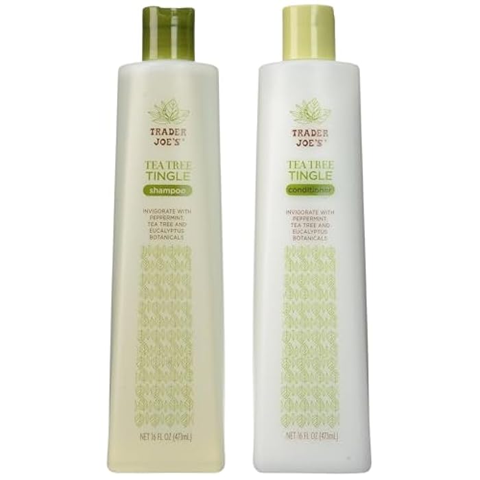 Trader Joe's Tea Tree Tingle Shampoo & Conditioner - CRUELTY FREE Personal Healthcare / Health Care - Image 1