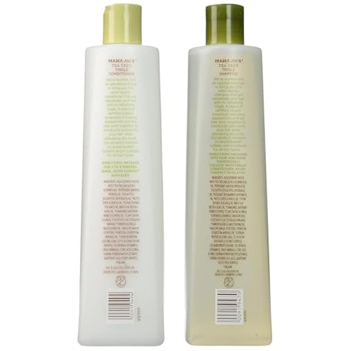 Trader Joe's Tea Tree Tingle Shampoo & Conditioner - CRUELTY FREE Personal Healthcare / Health Care - Image 2