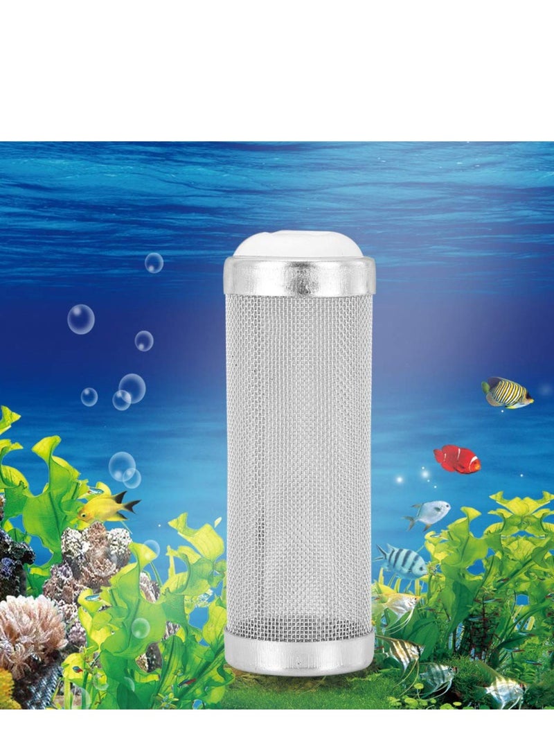 Zikra 5 Pcs Stainless Steel Aquarium Filter Protector, Aquarium Fish Tank Filter Inflow Inlet Mesh Basket Shrimp Protecting Protection, Stainless Steel Mesh Guard Intake Cover for Shrimp and Fish(12mm) - Image 4