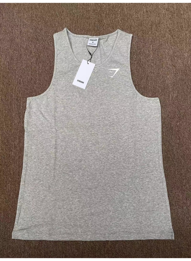 جيمشارك الرجال Gymshark إسقاط ذراع دبابة أعلى العضلات بلا أكمام قمصان رياضة التمرين - Image 1