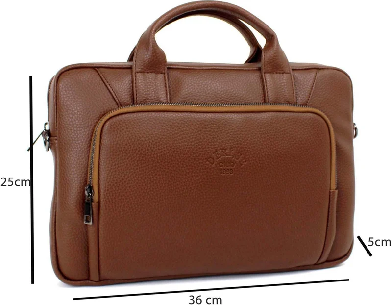 Derise Club Unisex,Tan Color File Tablet Notebook Bag, 14 Inch Laptop and Briefcase