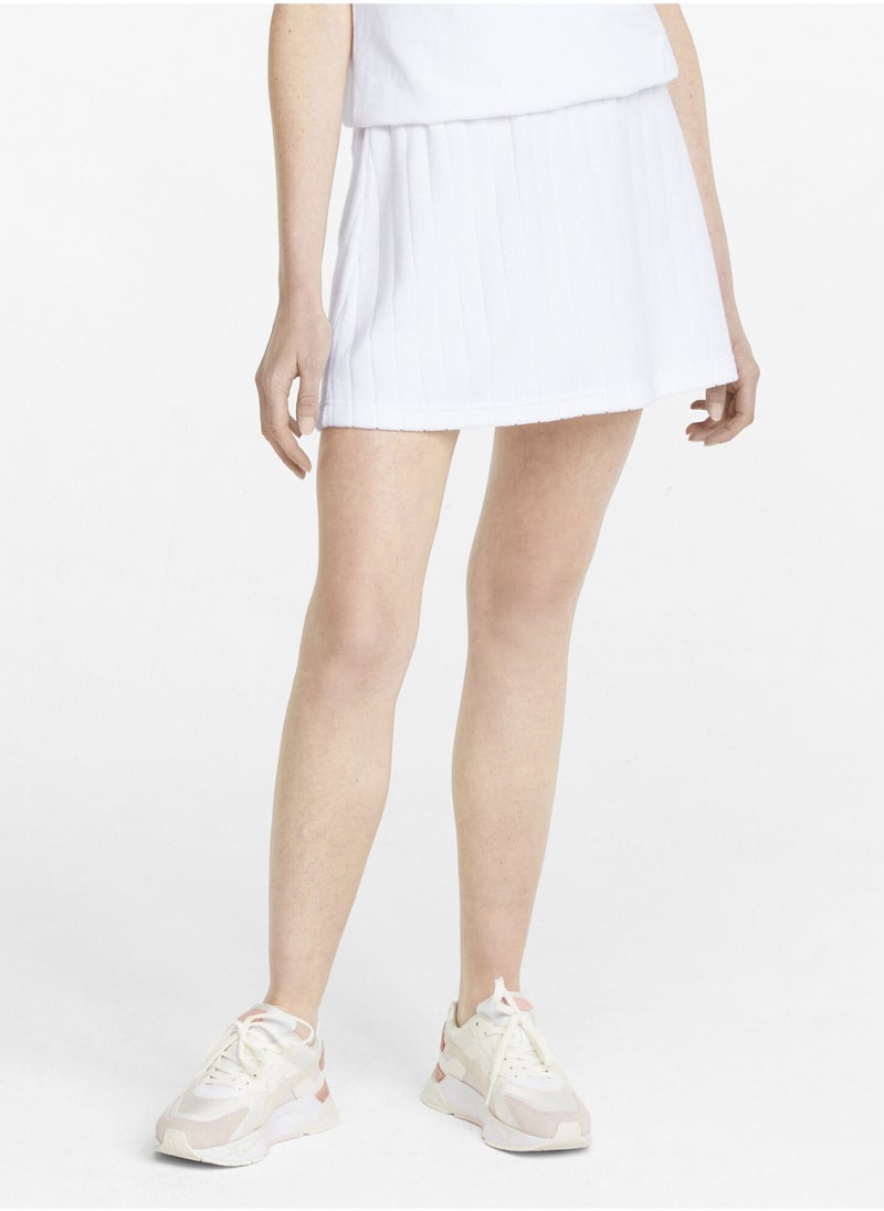 PUMA - DOWNTOWN Womens Towelling Skirt - Image 1
