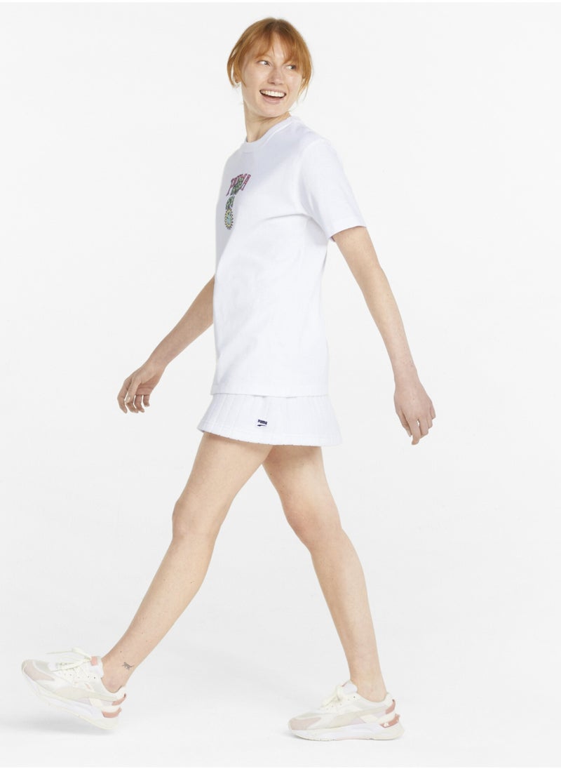 PUMA - DOWNTOWN Womens Towelling Skirt - Image 1