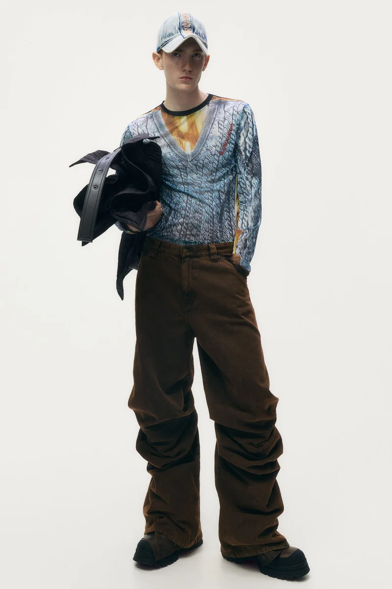 H&M Slouchy twill trousers