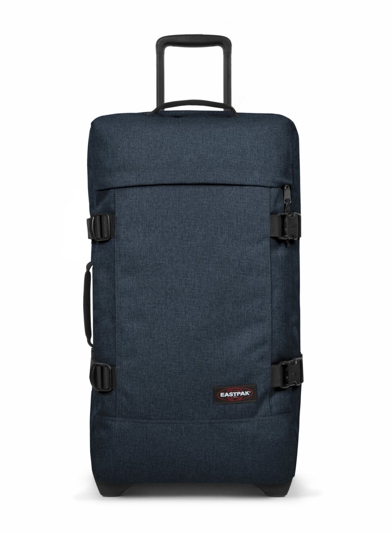 EASTPAK TRANVERZ 2-wheel travel trolley with 2 main compartments Luggage Bag Denim Blue Medium - Image 1