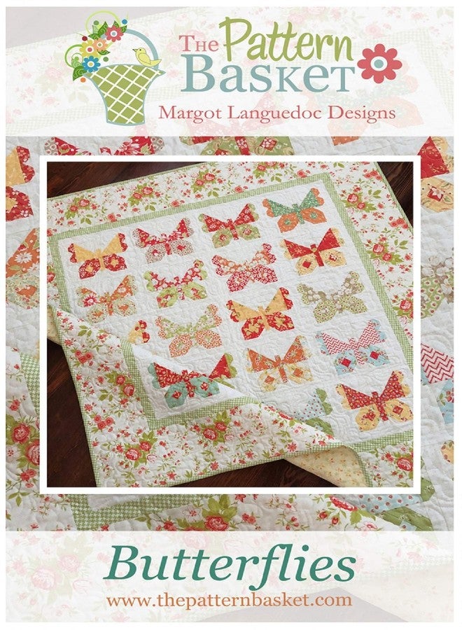 The Pattern Basket Butterflies Quilt Pattern by Margot Languedoc Designs - Image 1