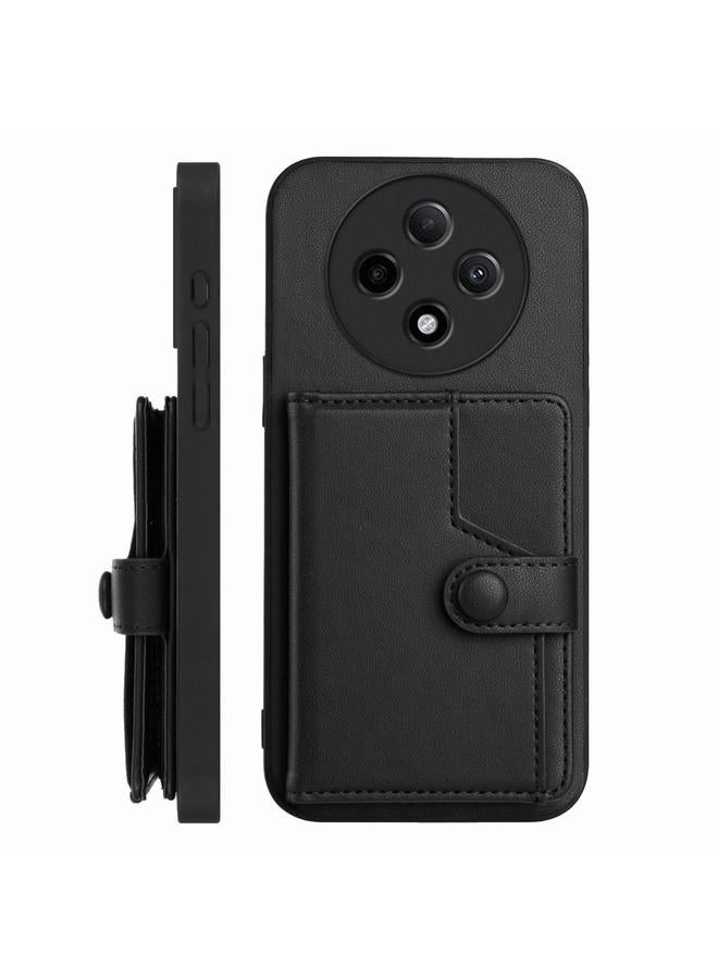 S-TOP Case For OPPO A3 Pro 5G Button Card Bag RFID Anti-theft Phone Case - Image 2